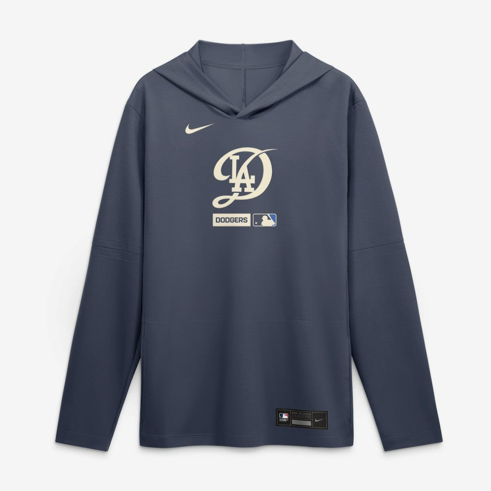 Los Angeles Dodgers Nike City Connect Dri-FIT Long Sleeve Hooded T-Shirt Online