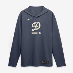 Los Angeles Dodgers Nike City Connect Dri-FIT Long Sleeve Hooded T-Shirt Online