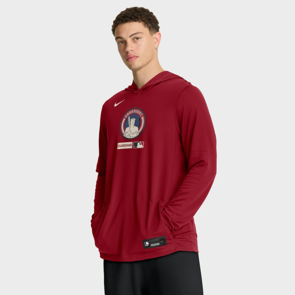 Cleveland Guardians Nike City Connect Dri-FIT Long Sleeve Hooded T-Shirt Outlet