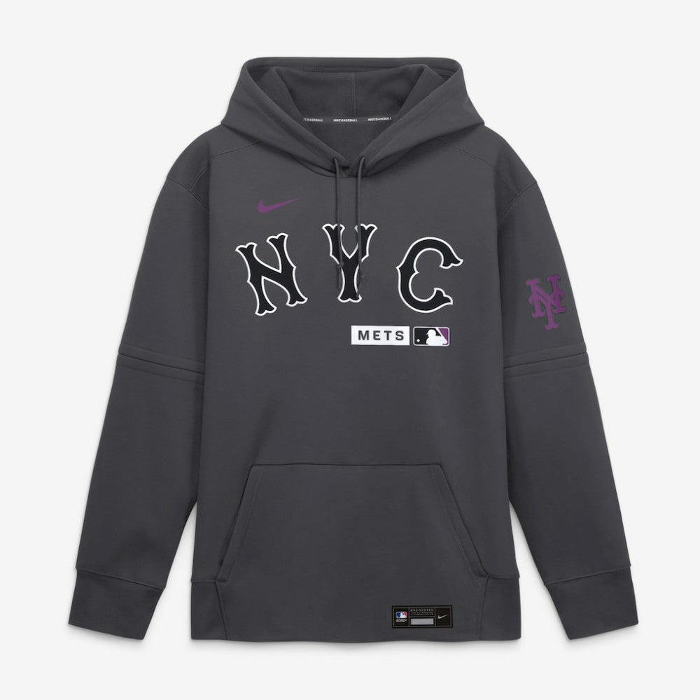 New York Mets Nike Authentic Collection City Connect Therma-FIT Hoodie Sale