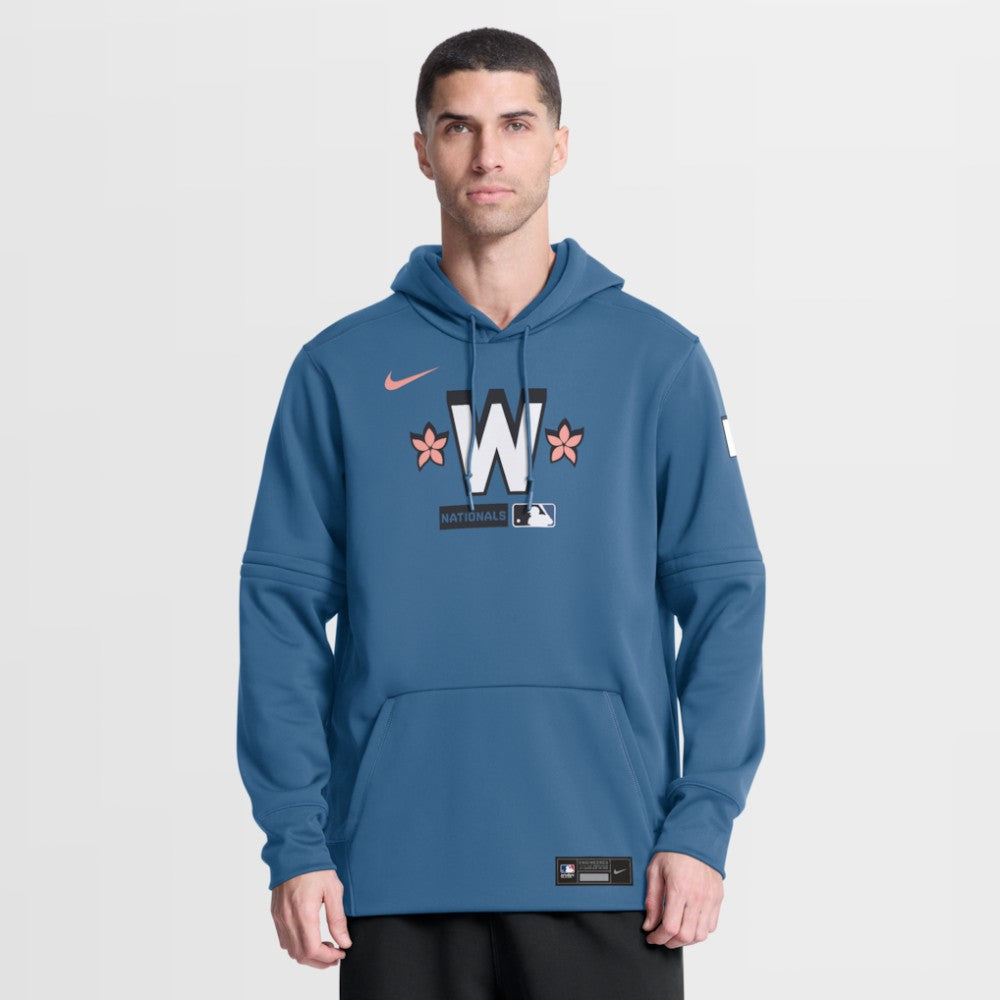 Washington Nationals Nike Authentic Collection City Connect Therma-FIT Hoodie Online