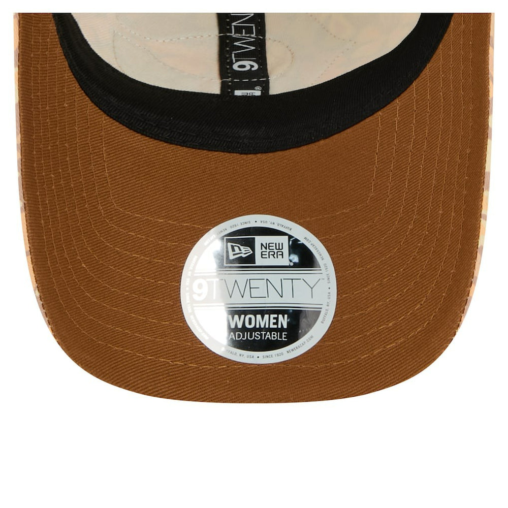 Chicago Bears New Era Women's Floral 9TWENTY Adjustable Hat - Tan - NFL