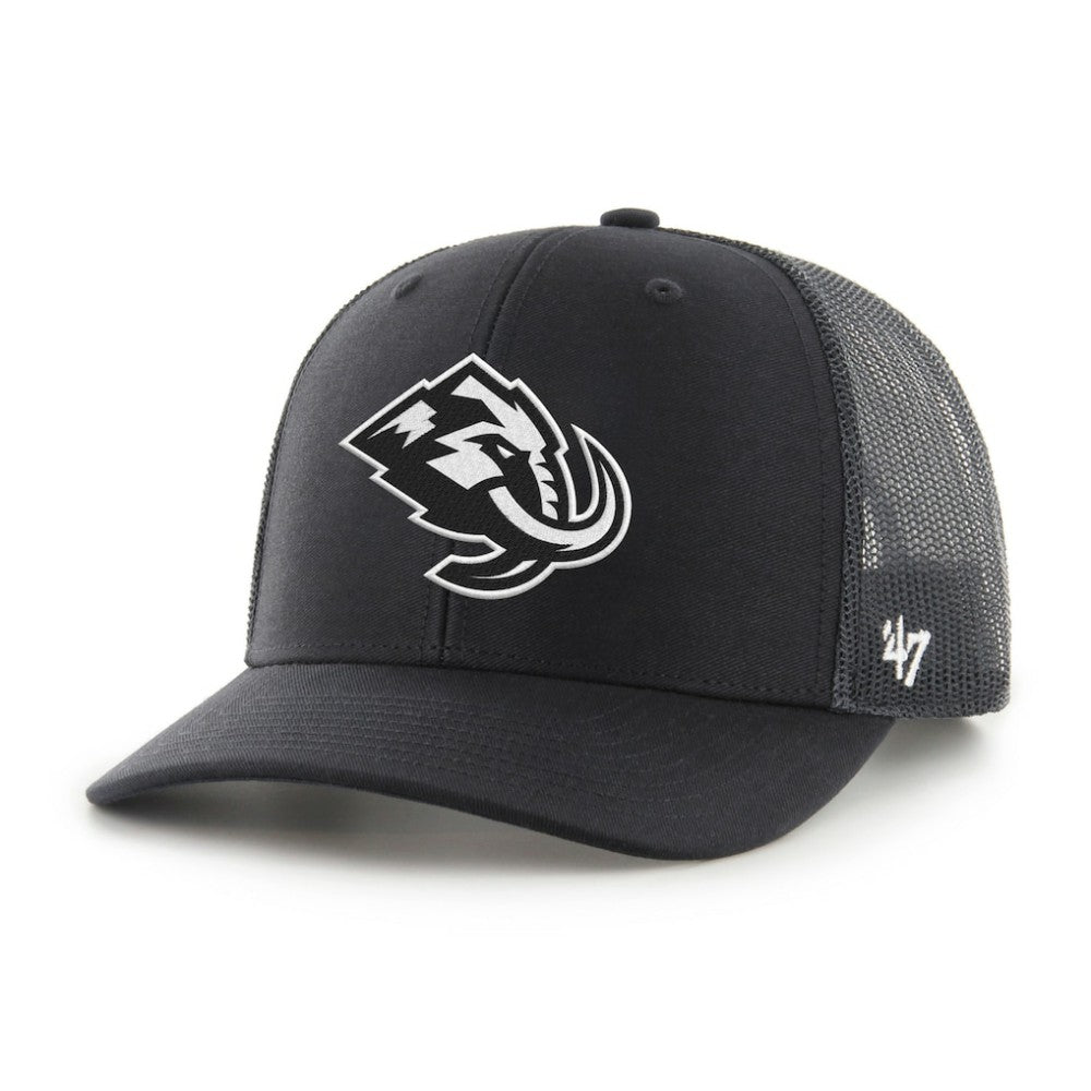 Utah Mammoth '47 Logo Trucker Adjustable Hat - Black/ | 47 brand discount