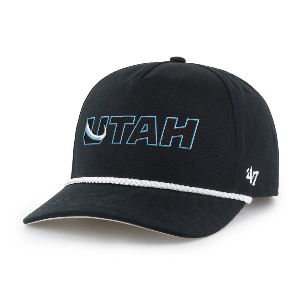 Utah Mammoth '47 Rope Hitch Adjustable Hat - Black | 47 brand Lifestyle