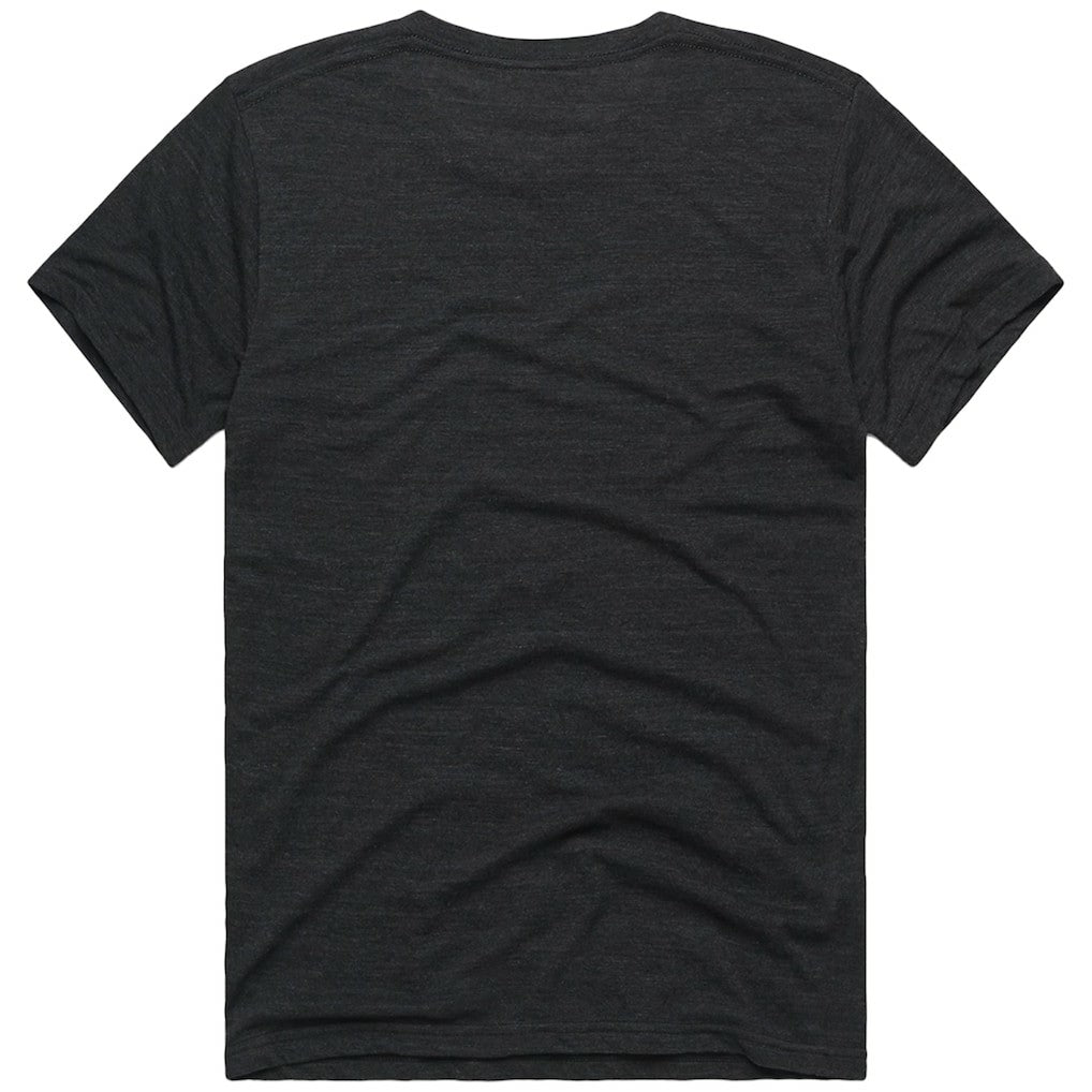 New York Knicks Homage On Fire Tri-Blend T-Shirt Charcoal