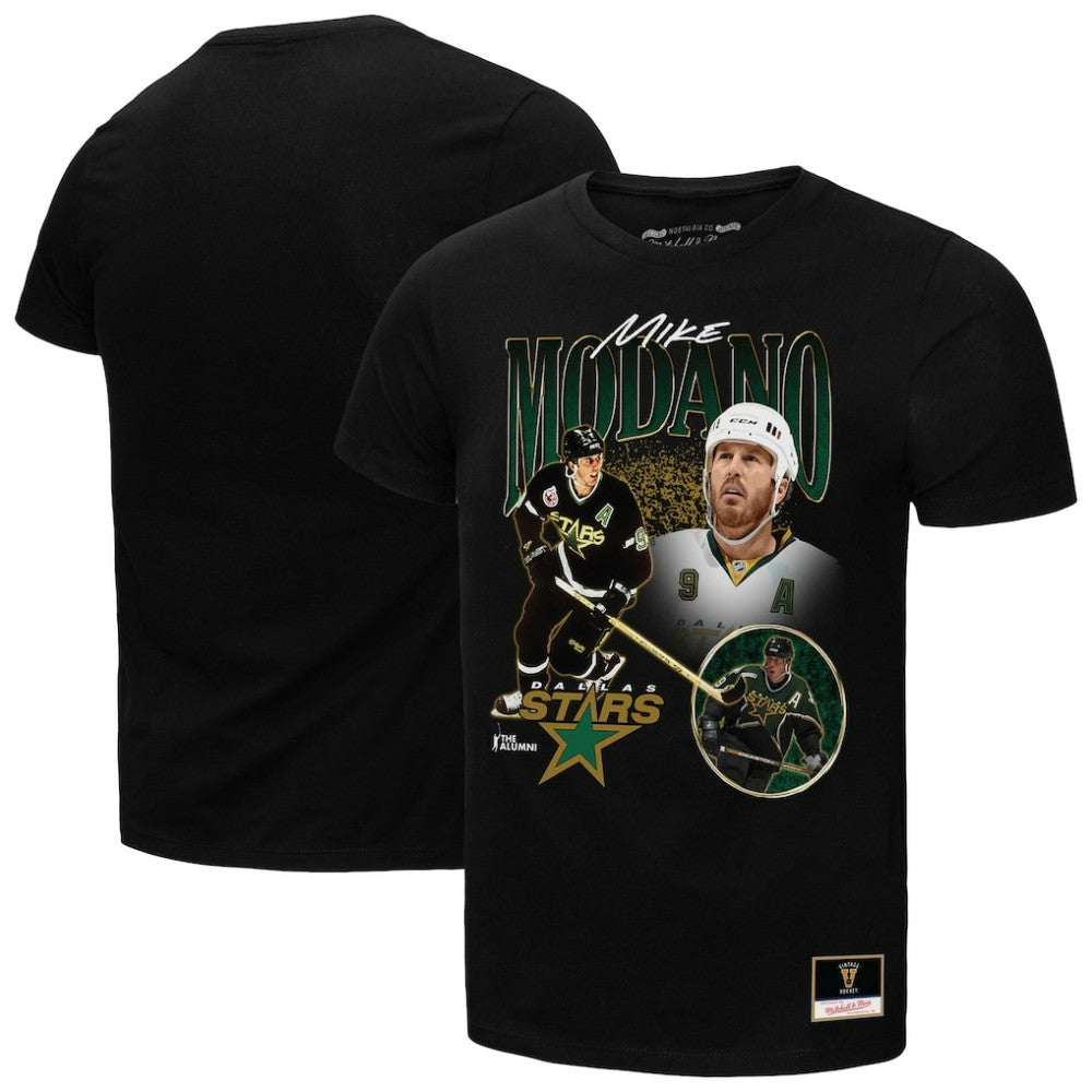 Mike Modano Dallas Stars Mitchell & Ness Player Collage Name & Number T-Shirt - Black | NHL online