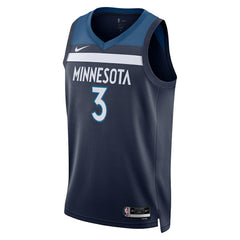 Nike Jaden McDaniels Minnesota Timberwolves Unisex Swingman Jersey Icon Edition Navy
