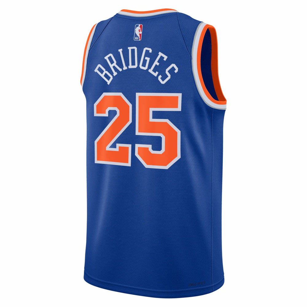 Nike Mikal Bridges New York Knicks Unisex Swingman Jersey Icon Edition Blue