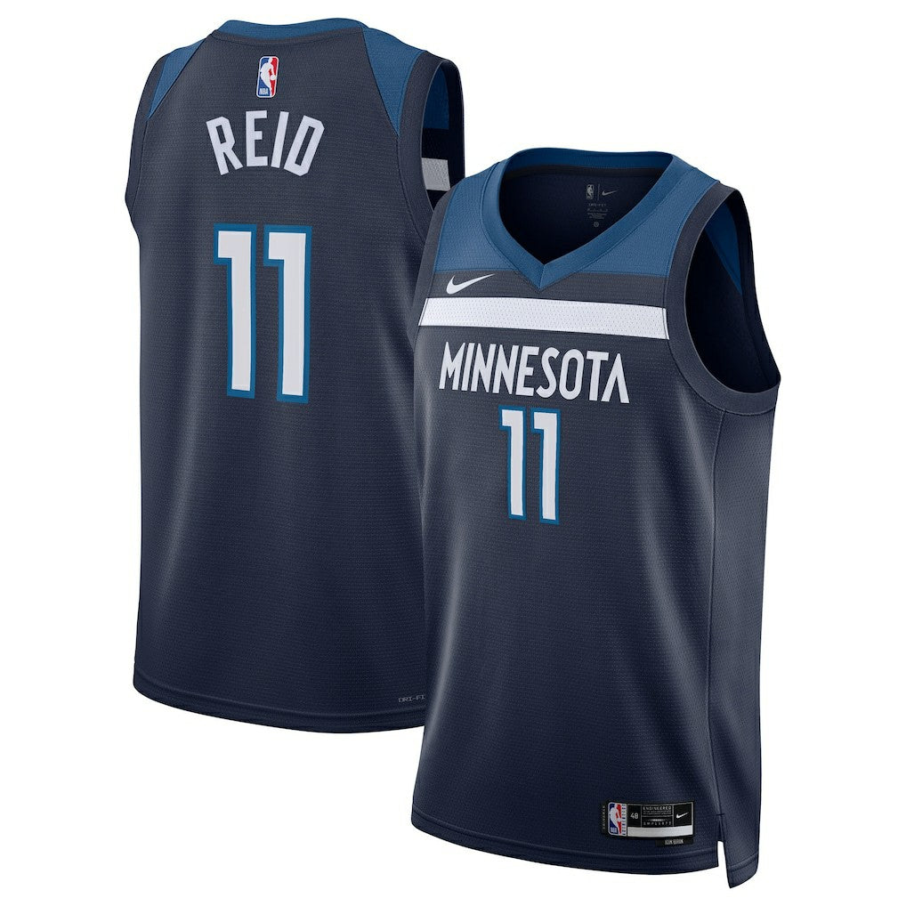 Nike Naz Reid Minnesota Timberwolves Unisex Swingman Jersey Icon Edition Navy
