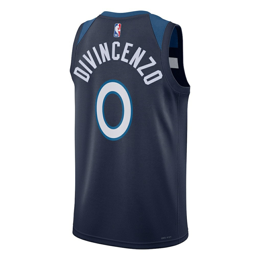 Nike Donte DiVincenzo Minnesota Timberwolves Unisex Swingman Jersey Icon Edition Navy