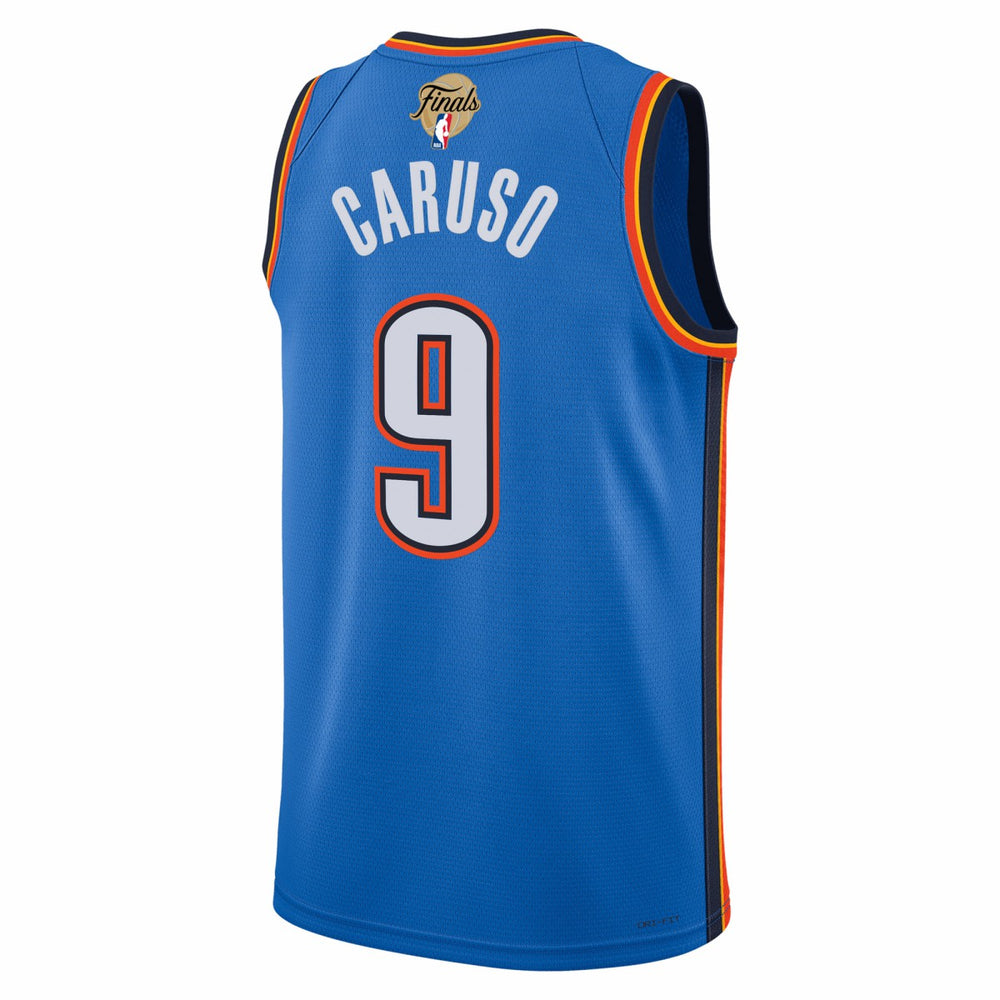 Nike Alex Caruso Oklahoma City Thunder Unisex 2025 NBA Finals Swingman Jersey Icon Edition Blue