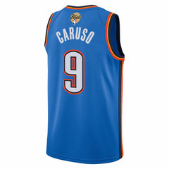 Nike Alex Caruso Oklahoma City Thunder Unisex 2025 NBA Finals Swingman Jersey Icon Edition Blue