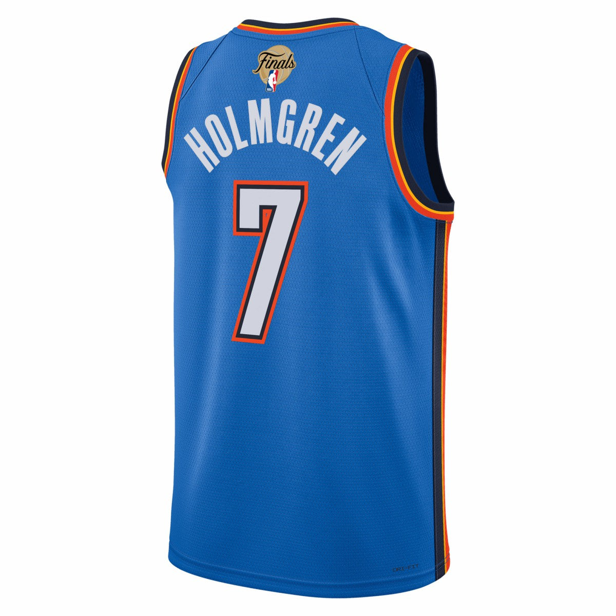 Nike Chet Holmgren Oklahoma City Thunder Unisex 2025 NBA Finals Swingman Jersey Icon Edition Blue