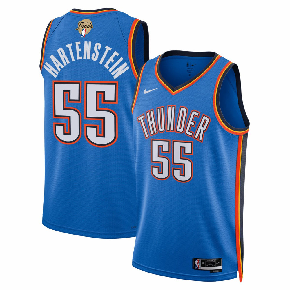 Nike Isaiah Hartenstein Oklahoma City Thunder Unisex 2025 NBA Finals Swingman Jersey Icon Edition Blue