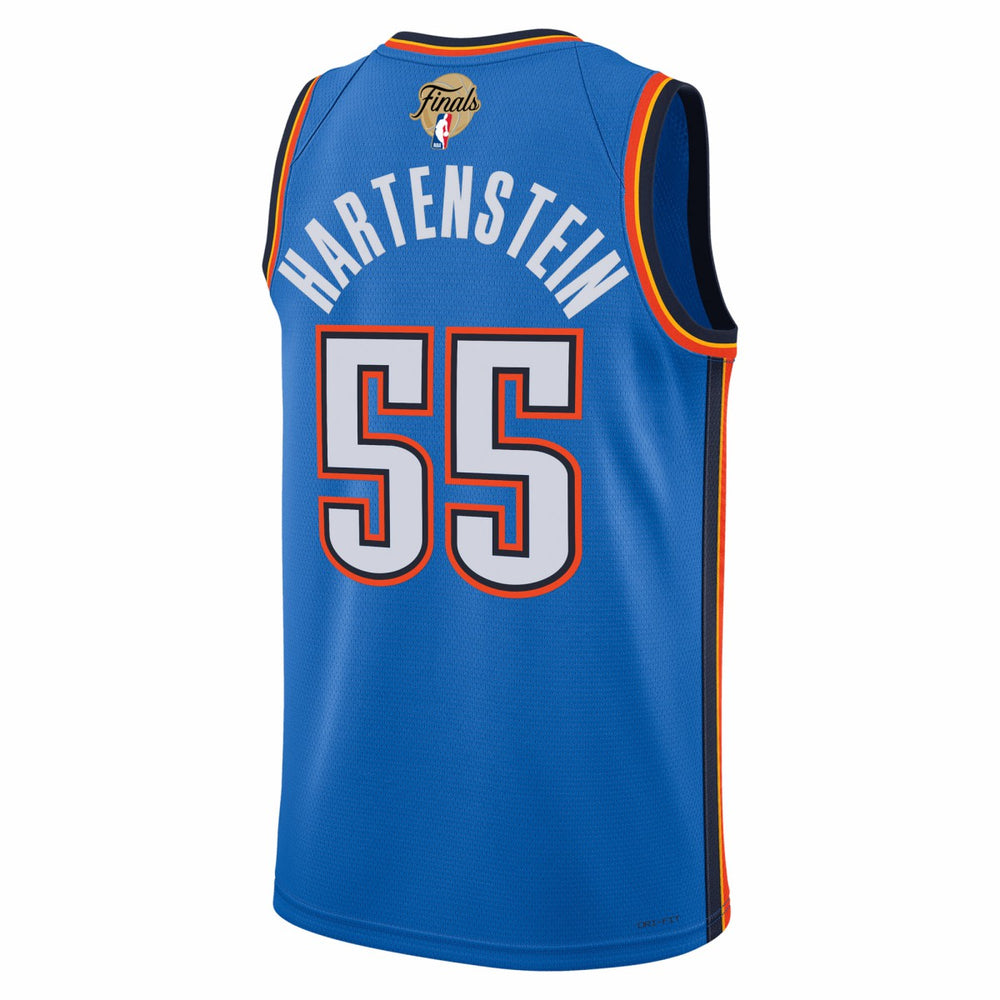 Nike Isaiah Hartenstein Oklahoma City Thunder Unisex 2025 NBA Finals Swingman Jersey Icon Edition Blue