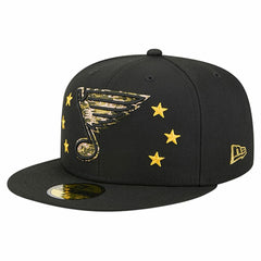 St. Louis Blues New Era Military Appreciation Digital Camo Stars 59FIFTY Fitted Hat - Black | New Era discount