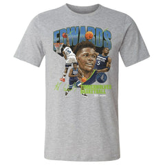 Anthony Edwards Minnesota Timberwolves 500 Level Collage T-Shirt Heather Gray