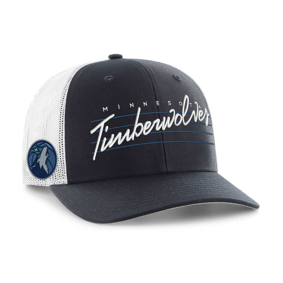 47 brand Minnesota Timberwolves '47 Downburst Trucker Adjustable Hat Navy