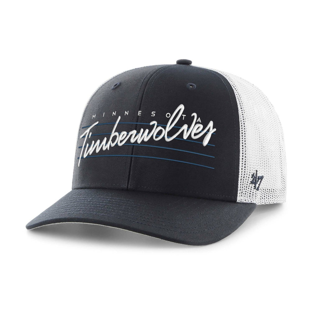 47 brand Minnesota Timberwolves '47 Downburst Trucker Adjustable Hat Navy