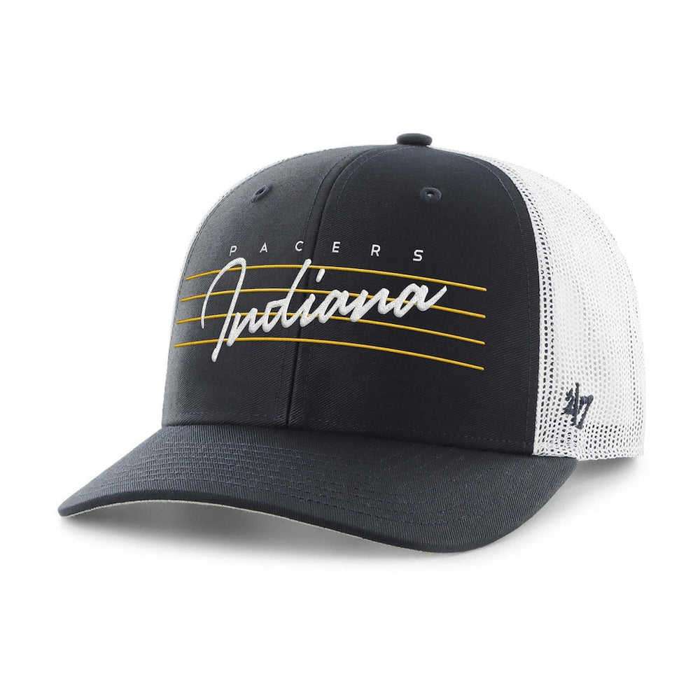 47 brand Indiana Pacers '47 Downburst Trucker Adjustable Hat Navy