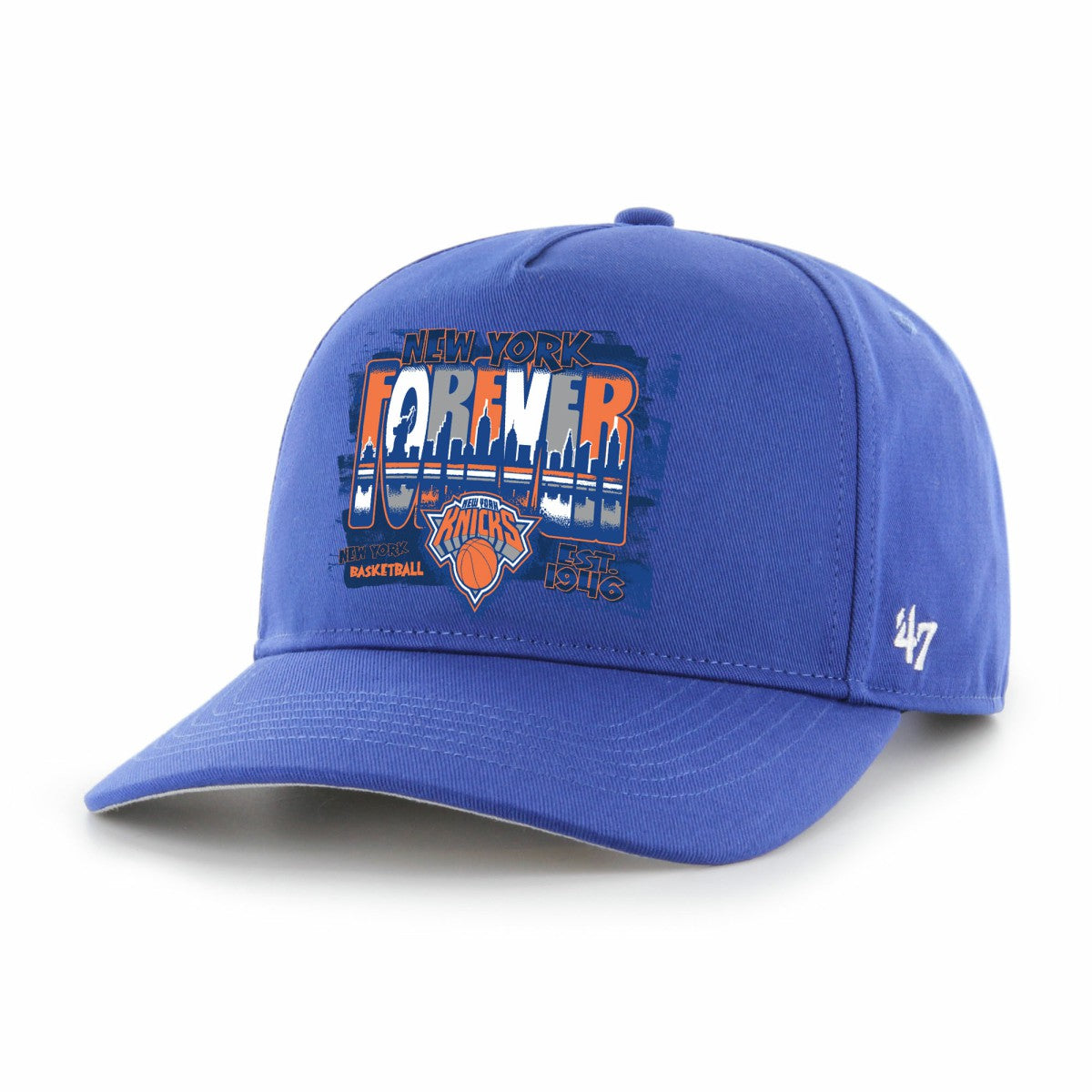 47 brand New York Knicks '47 Solid Hitch Adjustable Hat Blue