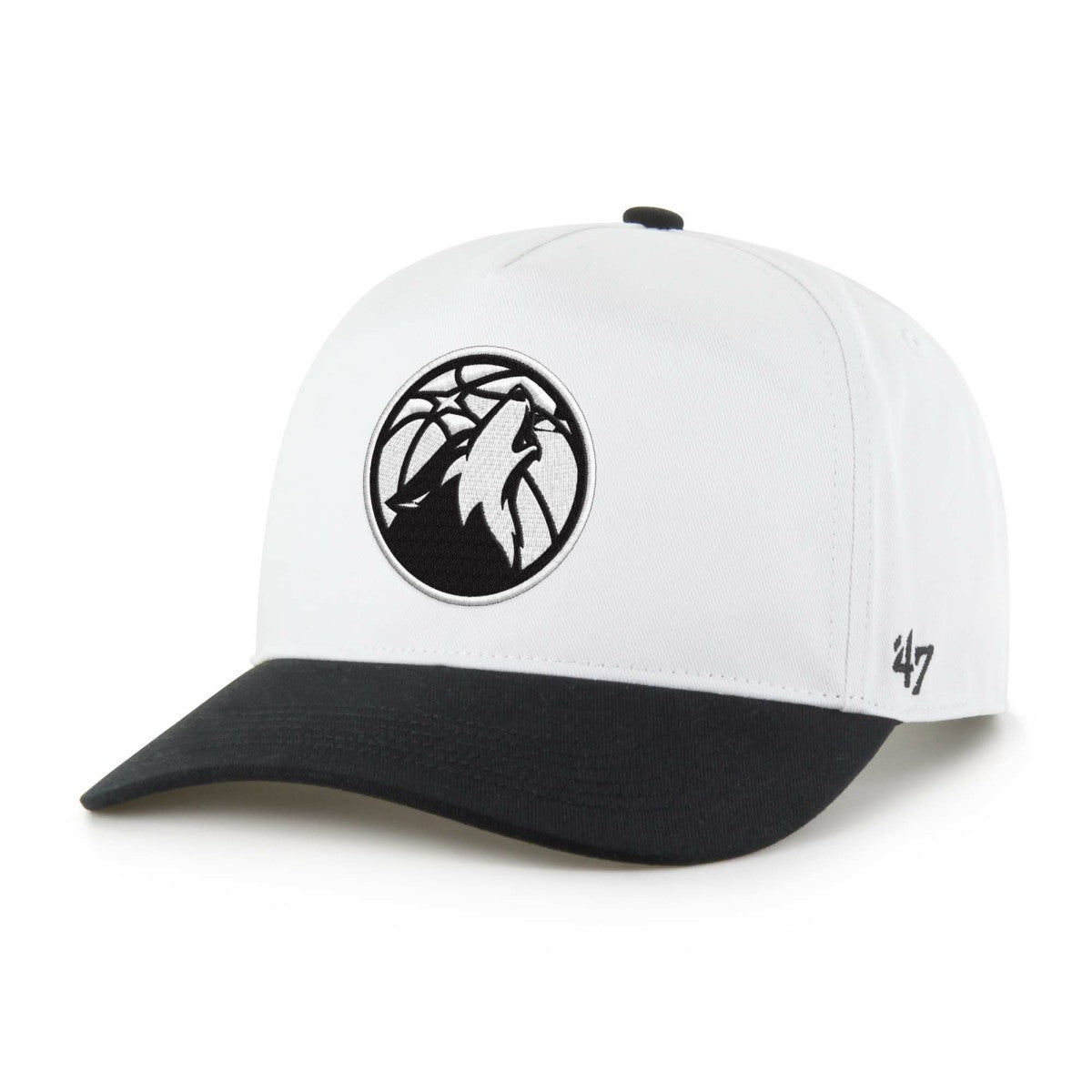 47 brand Minnesota Timberwolves '47 Black & White Hitch Adjustable Hat