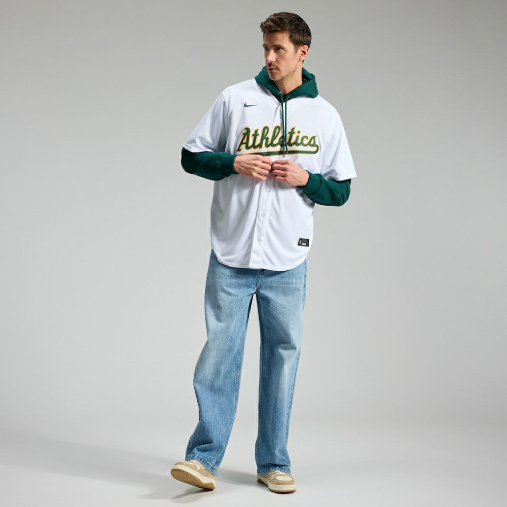 Nick Kurtz Athletics Nike Home Replica Player Jersey Sale