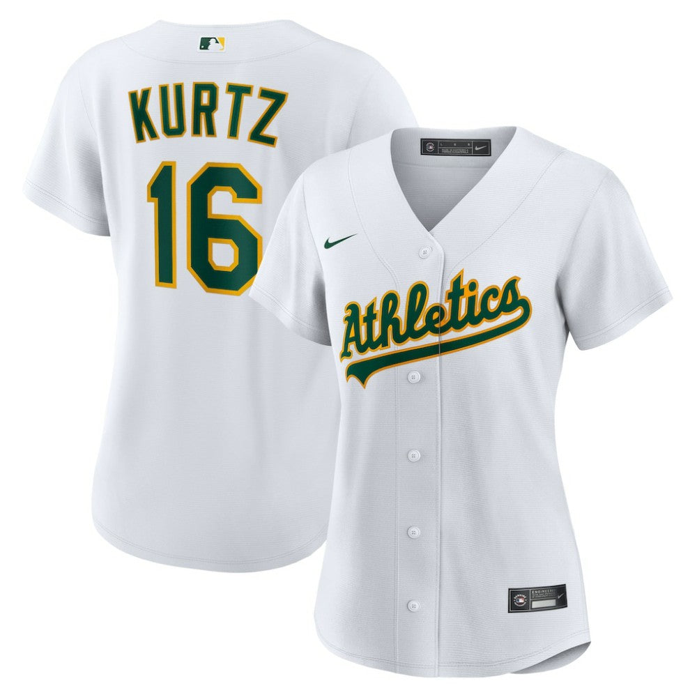 Nick Kurtz Athletics Nike Women's Home Replica Player Jersey Outlet
