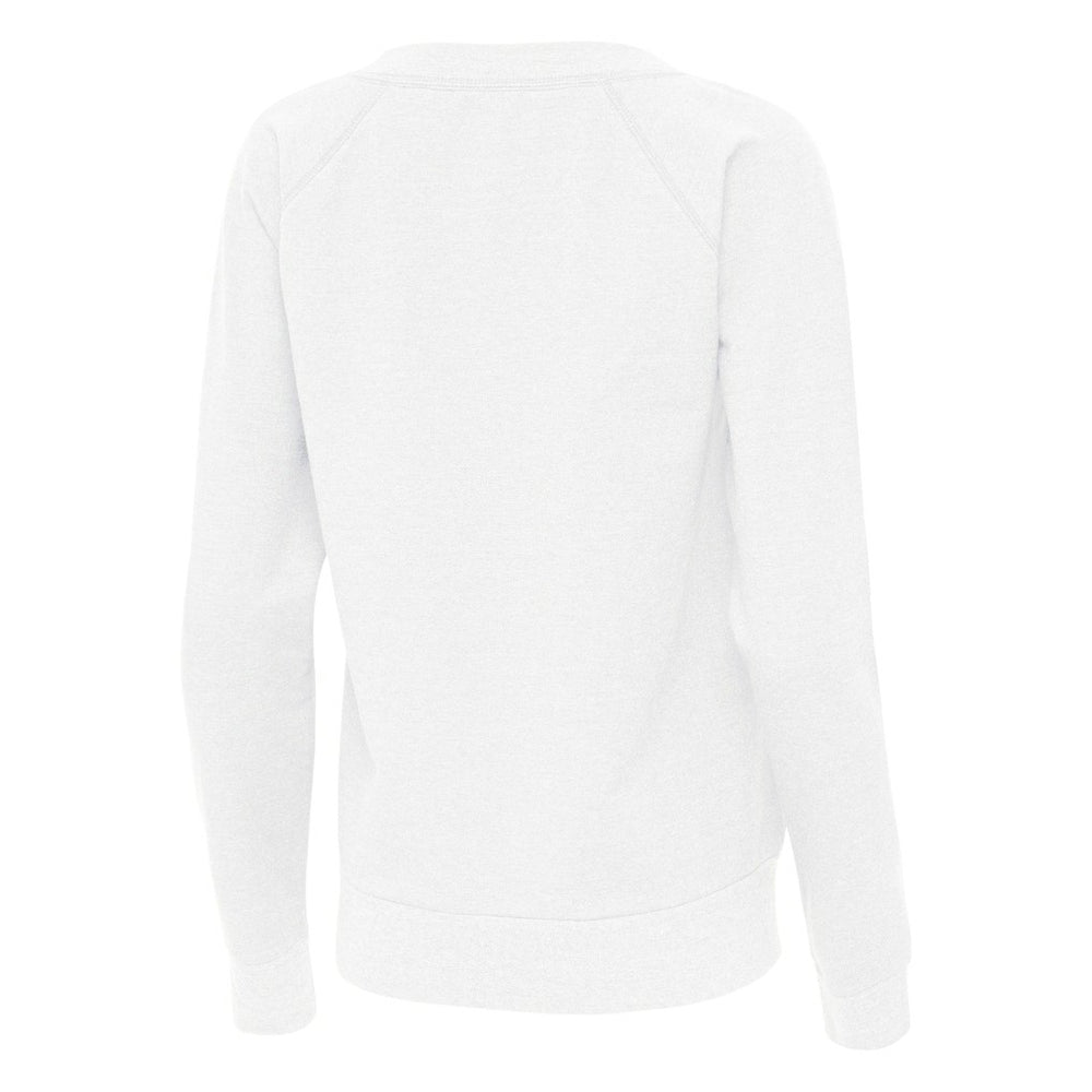 Los Angeles Chargers Antigua Women's Varsity Tri-Blend V-Neck Long Sleeve T-Shirt - White - NFL