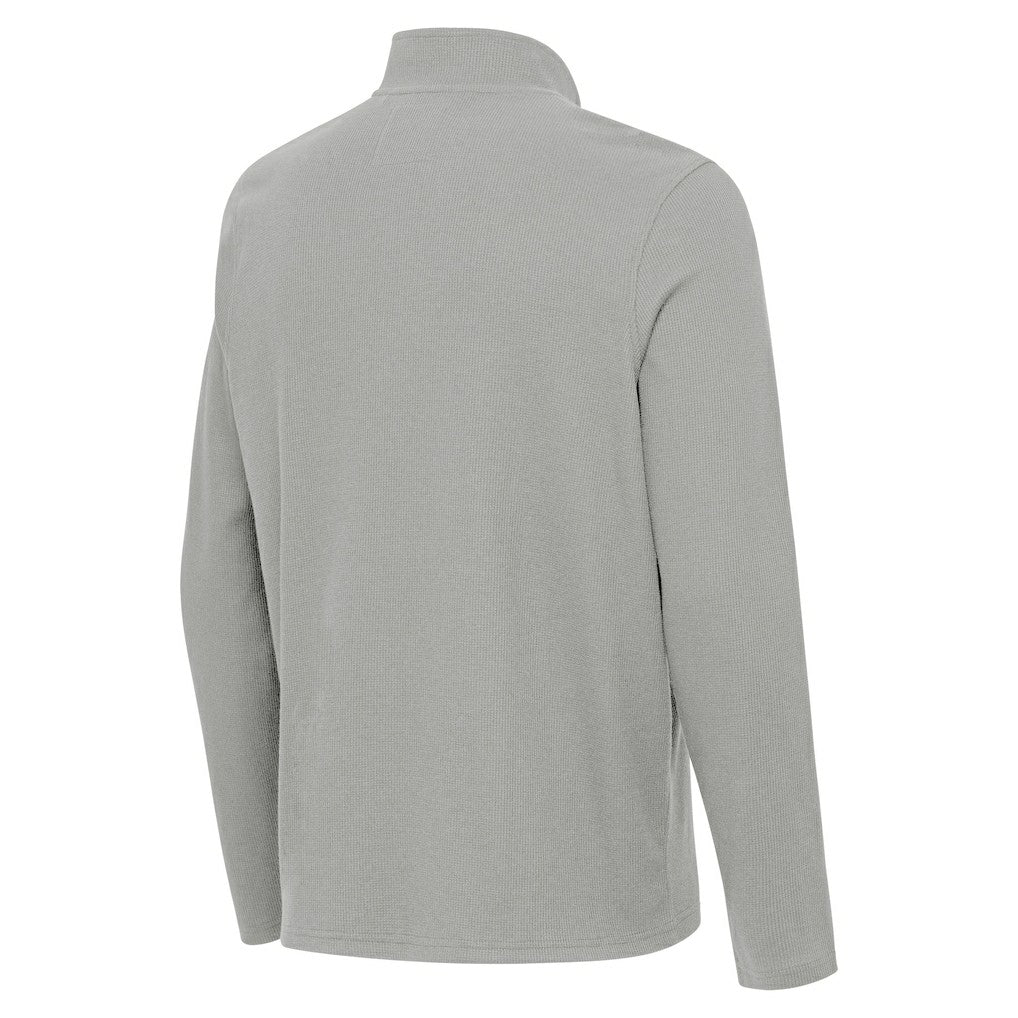 Buffalo Bills Antigua Sync Tri-Blend Quarter-Zip Pullover - Heather Gray - NFL