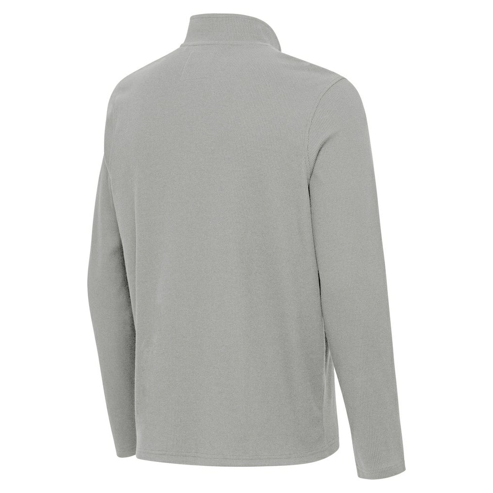 Buffalo Bills Antigua Sync Tri-Blend Quarter-Zip Pullover - Heather Gray - NFL