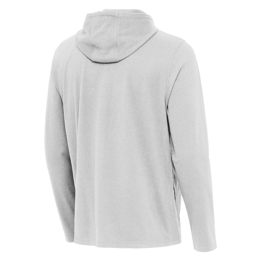 Buffalo Bills Antigua Connected Quarter-Zip Pullover Hoodie - Gray - NFL