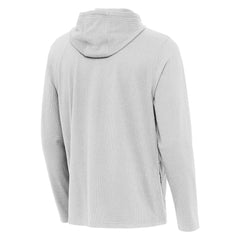 Buffalo Bills Antigua Connected Quarter-Zip Pullover Hoodie - Gray - NFL