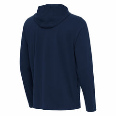 Houston Texans Antigua Connected Quarter-Zip Pullover Hoodie - Navy - NFL