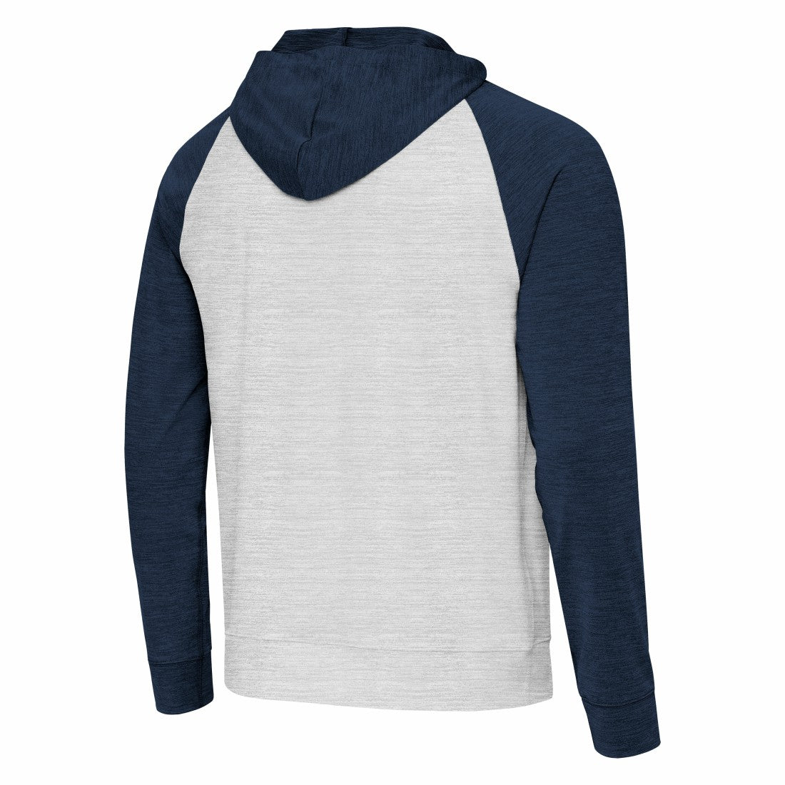 Houston Texans Antigua Urgent Pullover Hoodie - Heather Navy/Gray - NFL