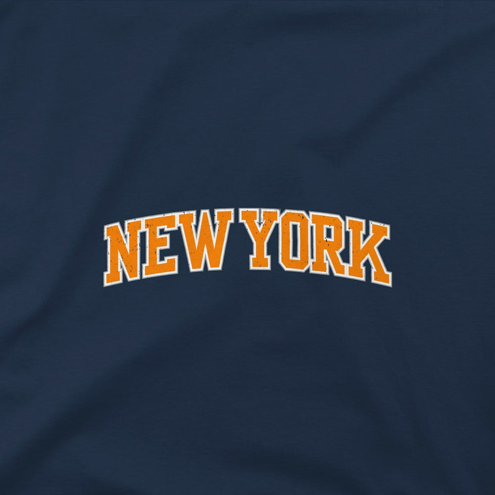 New York Knicks Stadium Essentials Get Back Heavyweight Urban T-Shirt Navy