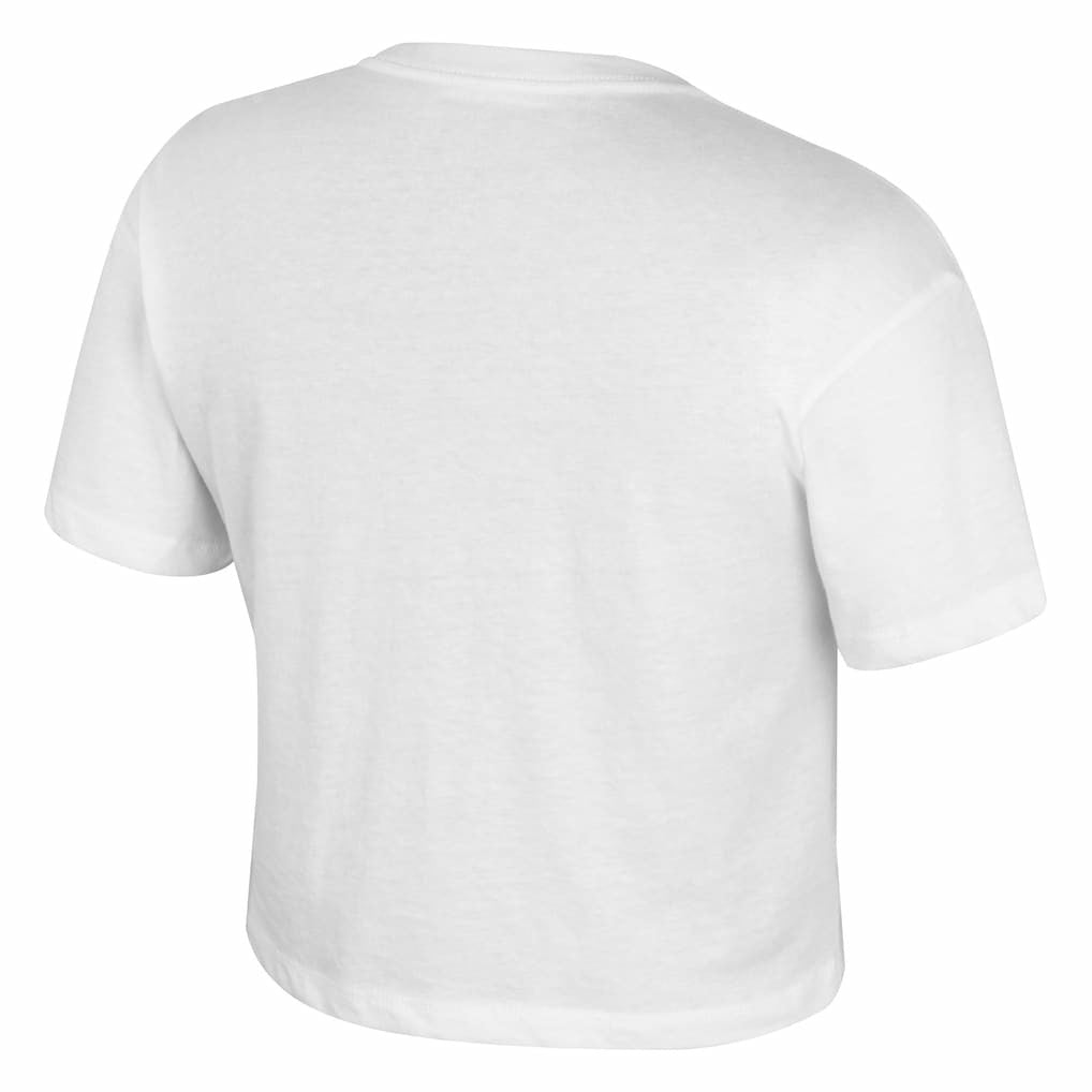 New York Knicks Stadium Essentials Cropped Third Quarter T-Shirt White