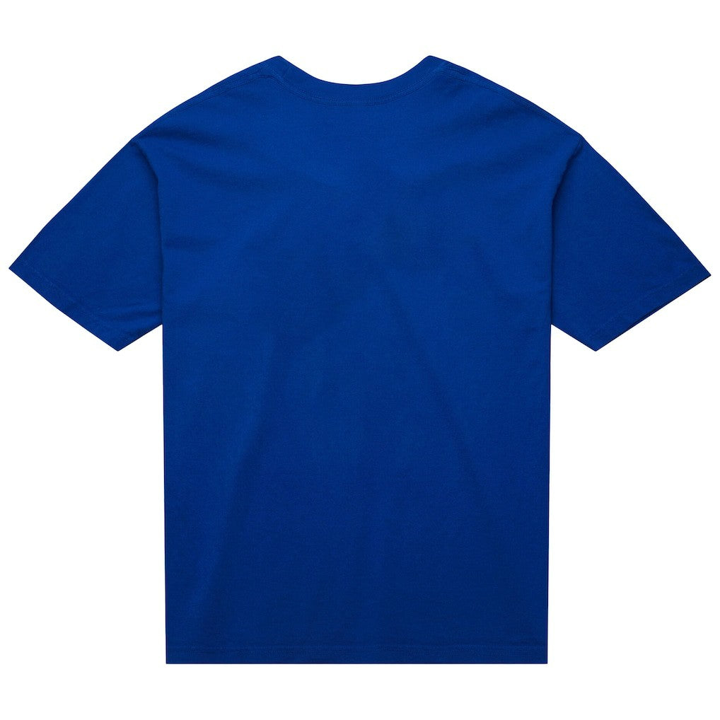 Mitchell & Ness New York Knicks Unisex Hardwood Classics MVP Logo T-Shirt Blue