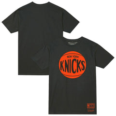 Mitchell & Ness New York Knicks Unisex Hardwood Classics MVP Logo T-Shirt Heather Charcoal