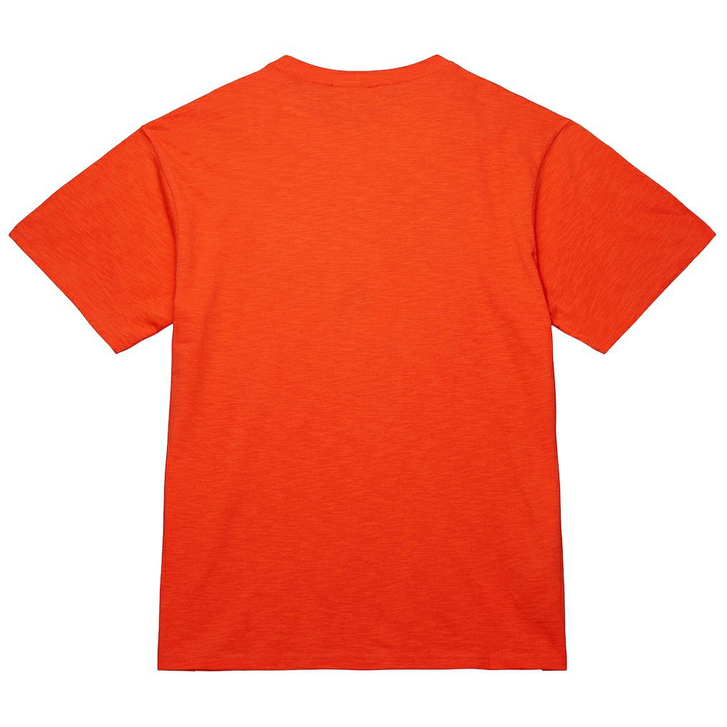 Mitchell & Ness New York Knicks Unisex Hardwood Classics MVP Logo T-Shirt Orange