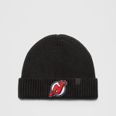 New Jersey Devils lululemon Unisex Close-Fit Wool-Blend Ribbed Beanie - Black | NHL online