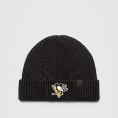 Pittsburgh Penguins lululemon Unisex Close-Fit Wool-Blend Ribbed Beanie - Black | NHL Clearance
