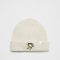 Pittsburgh Penguins lululemon Unisex Close-Fit Wool-Blend Ribbed Beanie - Heathered Bone | NHL online