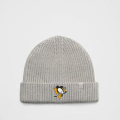 Pittsburgh Penguins lululemon Unisex Close-Fit Wool-Blend Ribbed Beanie - Heathered Gull Grey | NHL Clearance
