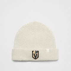 Vegas Golden Knights lululemon Unisex Close-Fit Wool-Blend Ribbed Beanie - Heathered Bone | NHL near me