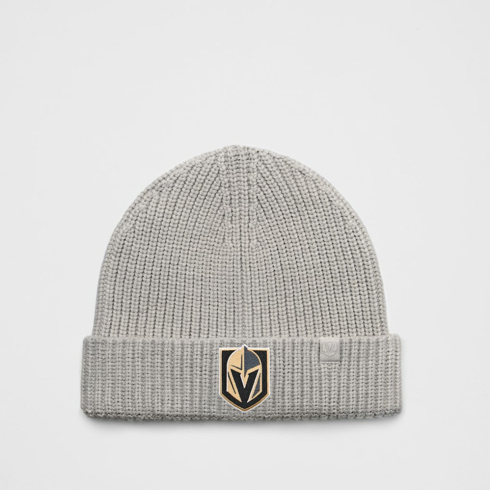 Vegas Golden Knights lululemon Unisex Close-Fit Wool-Blend Ribbed Beanie - Heathered Gull Grey | NHL near me