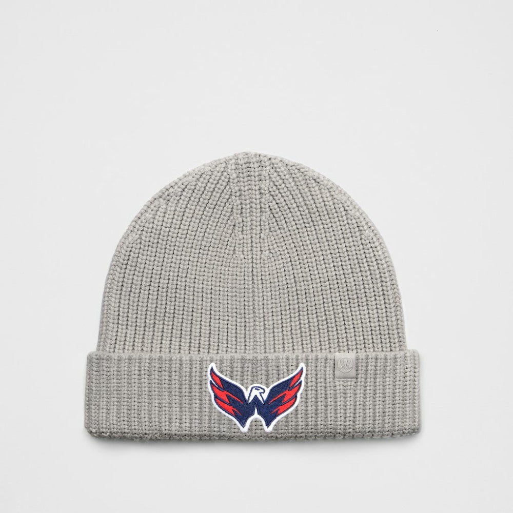 Washington Capitals lululemon Unisex Close-Fit Wool-Blend Ribbed Beanie - Heathered Gull Grey | NHL discount