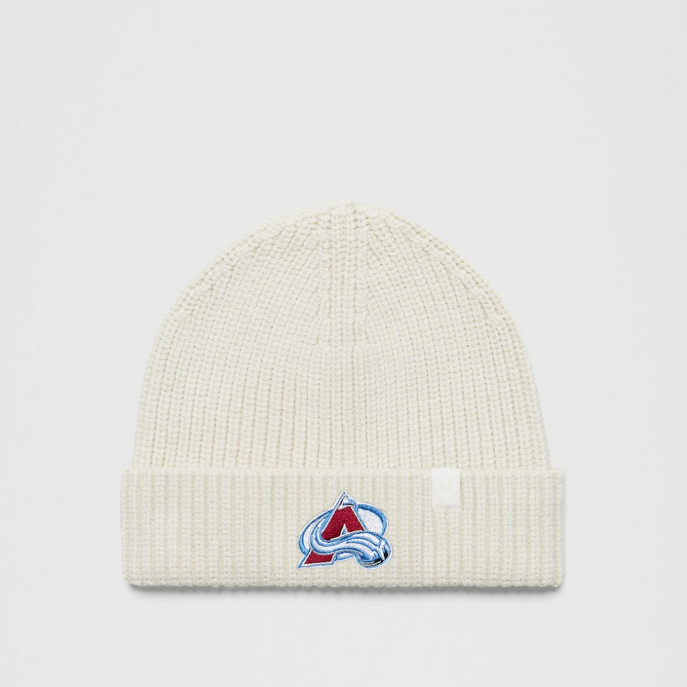 Colorado Avalanche lululemon Unisex Close-Fit Wool-Blend Ribbed Beanie - Heathered Bone | NHL discount