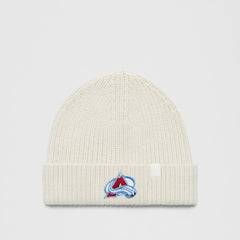 Colorado Avalanche lululemon Unisex Close-Fit Wool-Blend Ribbed Beanie - Heathered Bone | NHL discount