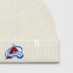 Colorado Avalanche lululemon Unisex Close-Fit Wool-Blend Ribbed Beanie - Heathered Bone | NHL discount